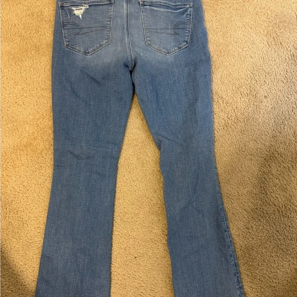 AE Stretch High-Waisted Skinny Kick Jean - Picture 3 of 6